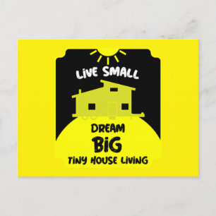 Tiny House Living - Små hus Vykort