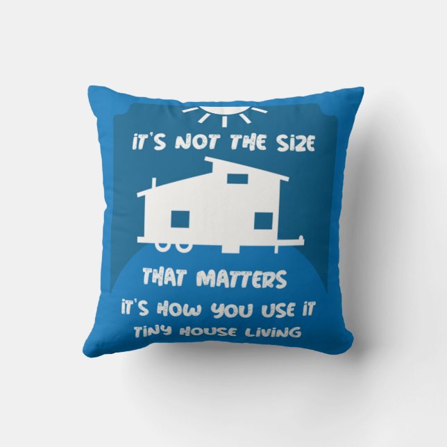 Tiny House Living - Tiny Homes Cushion Kudde (Baksida)