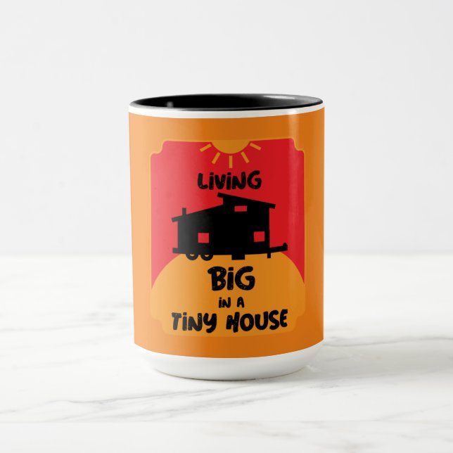 Tiny House Living - Tiny Homes Mugg (Center)