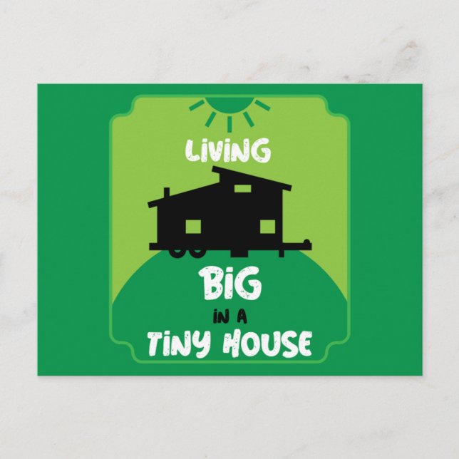 Tiny House Living - Tiny Homes Vykort (Framsida)