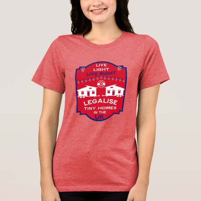 Tiny House UK T Shirt (Framsida)