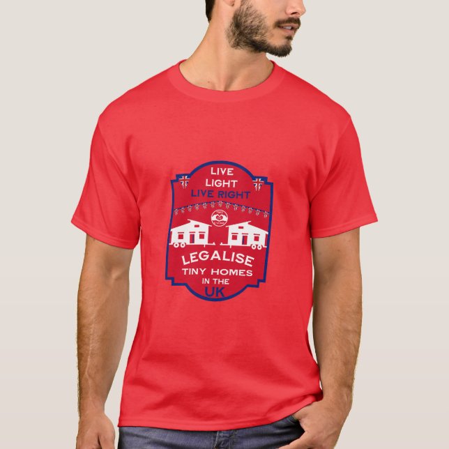 Tiny House UK T Shirt (Framsida)