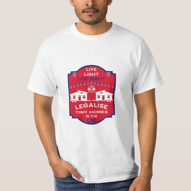 Tiny House UK T Shirt (Framsida)