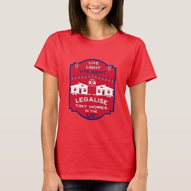 Tiny House UK T Shirt (Framsida)