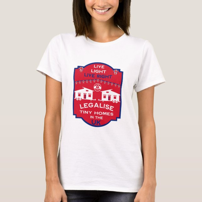 Tiny House UK T Shirt (Framsida)