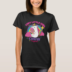Tiny Human Kids Little Girls of Unicorn Magic Yu T Shirt