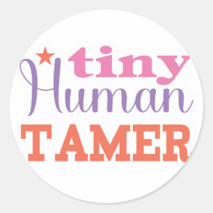 Tiny Human Tamer Runt Klistermärke