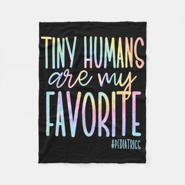 Tiny Humans är min favoritpediatrik Nicu Nurse Fleecefilt (Framsidan)