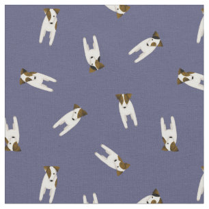 Tiny Jack Russell Terrier hundar blue eller ANY fä Tyg