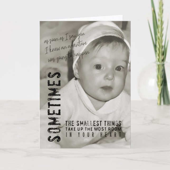 TINY JOY Greeting Card Tack Kort (Framsida)