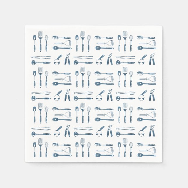 Tiny Kitchen Utensils Pappersservett (Framsidan)