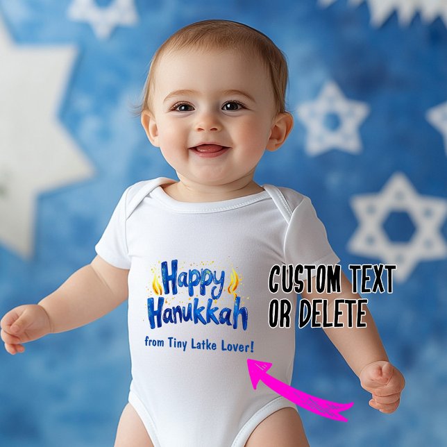 Tiny Latke Älskare Bodydräkt 🕎 🎉 T Shirt (Tiny Latke Lover Bodysuit 🕎🎉)