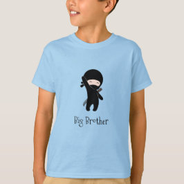Tiny Lycklig Ninja - Big Brother T Shirt