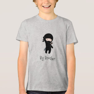 Tiny Lycklig Ninja - Big Brother T Shirt