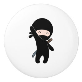 Tiny Lycklig Ninja Knopp