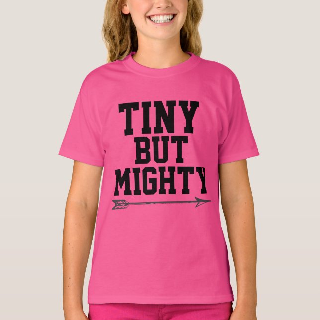 TINY MEN MIGHTY, KORT GIRL T-Shirts (Framsida)