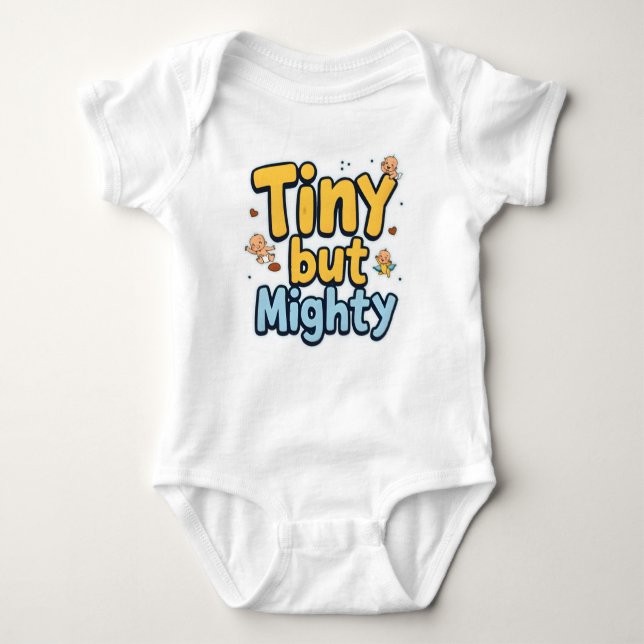 Tiny men Mighty T Shirt (Framsida)