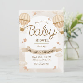 Tiny Moments Big Love Baby Shower Inbjudningar