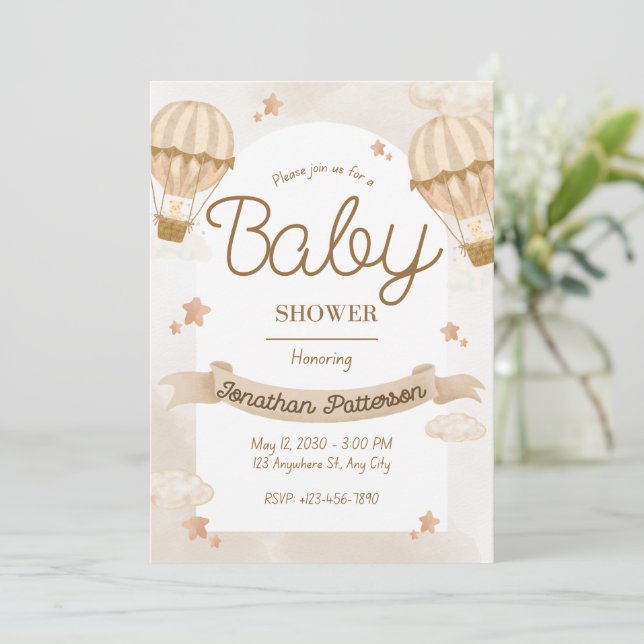 Tiny Moments Big Love Baby Shower Inbjudningar (Stående Fram)