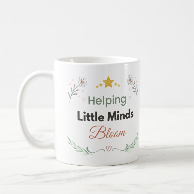 Tiny Moments Botanisk Tusenskönedesign Kaffemugg (Vänster)