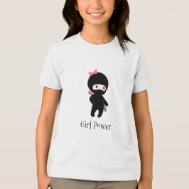 Tiny Ninja Girl Quote - Girl Power T-shirt