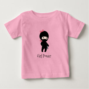 Tiny Ninja Girl Quote - Girl Power Tee