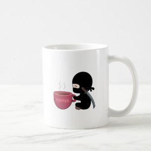 Tiny Ninja med stor kaffe Mugg