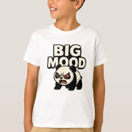 Tiny Panda, Big Mood - Funny Cute Art T Shirt