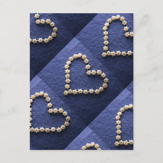 Tiny Pasta Stars Heart Shape Vykort