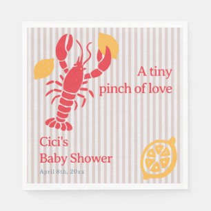 Tiny Pinch Of Love Hummer Citron Flicka Bebis Badr Pappersservett