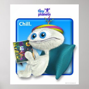 Tiny Planets Bong - Chill. Poster