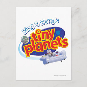 Tiny Planets-logotyp Vykort
