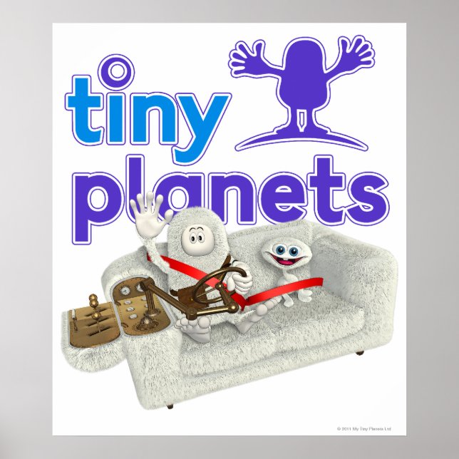 Tiny Planets Soffa Safari Poster (Framsidan)