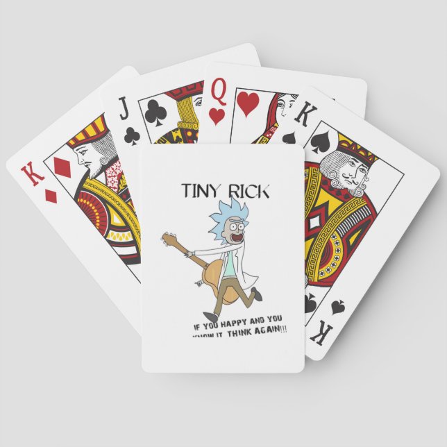 Tiny Rick Classic Casinokort (Baksidan)