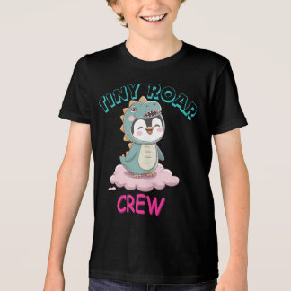 Tiny Roar Crew Dino Penguin T-Shirt - Cute Kawaii