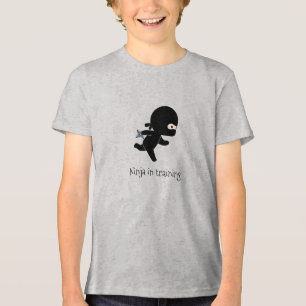 Tiny Running Ninja in Training T Shirt