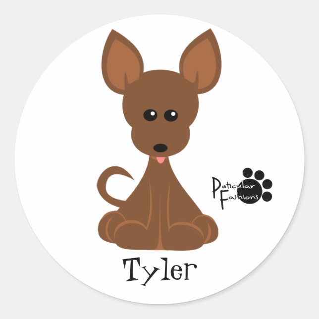 Tiny Runt Klistermärke (Framsida)