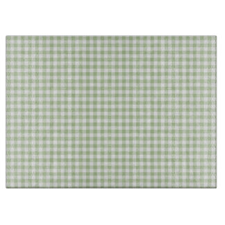 Tiny Sage and White Gingham