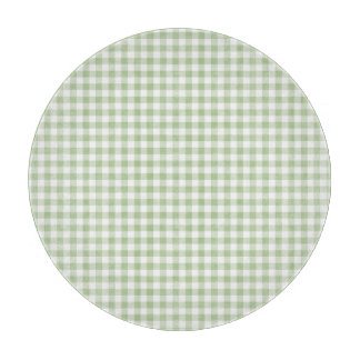 Tiny Sage and White Gingham