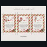 Tiny Santa and Elf Brev DIY<br><div class="desc">Tiny Elf & Santa brev för mina små origami-kuvert. Redigera med dina detaljer eller använda knappen "Design Using Design Verktyg" (Design Design) om du vill flytta runt sak. Originalkuverten (som är tillgängliga separat) håller det lilla breven. Den slutliga storleka för brev efter putsning är 2, 75 x 4 tum.</div>