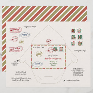 Tiny Santa and Elf EnKues Origami DIY