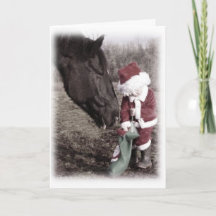 Tiny Santa Helgkort