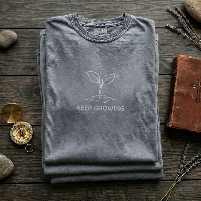 Tiny Seed Growth Citat SVG Unisex Grafisk T-shirt (Skapare uppladdad)