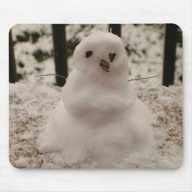 Tiny Snögubbe Mousepad Musmatta (Framsidan)