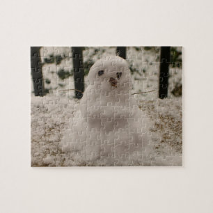 Tiny Snögubbe Puzzle Pussel