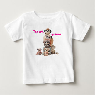 Tiny Soul, Big Dreams" Teddybjörn T-Shirt för Småb
