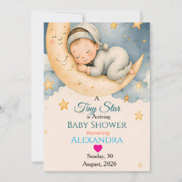 Tiny Star anländer Baby Shower Kollektion Inbjudningar