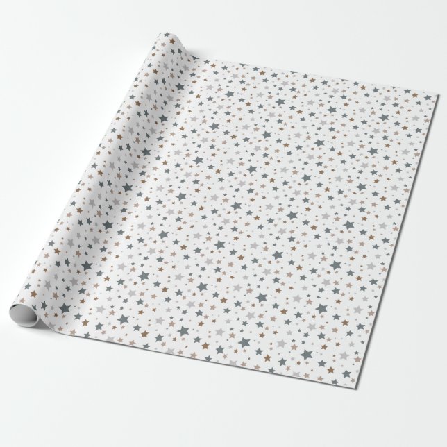 Tiny Stars, Rosewood och Lavender Presentpapper (Utrullad)