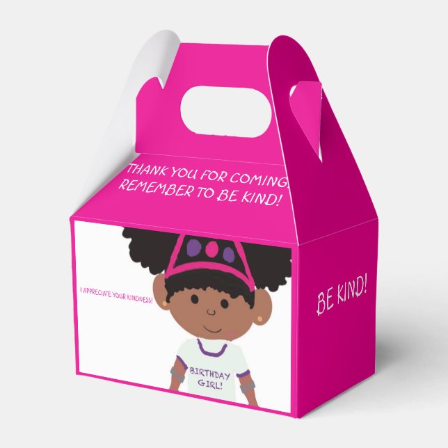 Tiny Tamara Papper Favor Box Presentaskar (Framsidan Sidan)