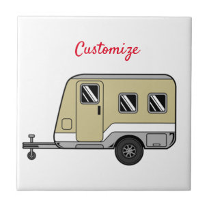 Tiny Tan Caravan Camper Thunder_Cove Kakelplatta